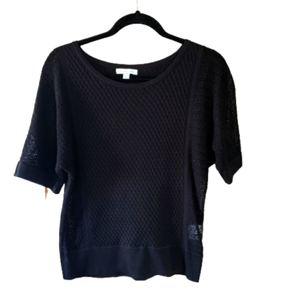 Woman's New York & Company Black Blouse Size Small